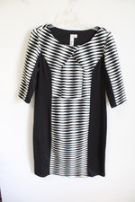 Emma & Michele Zebra Striped Dress | 12