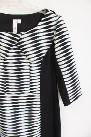 Emma & Michele Zebra Striped Dress | 12