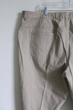 C.J. Banks Tan Capri Denim Pants | 24W Petite