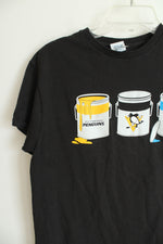 Gildan Pittsburgh Penguin Black T-Shirt | M