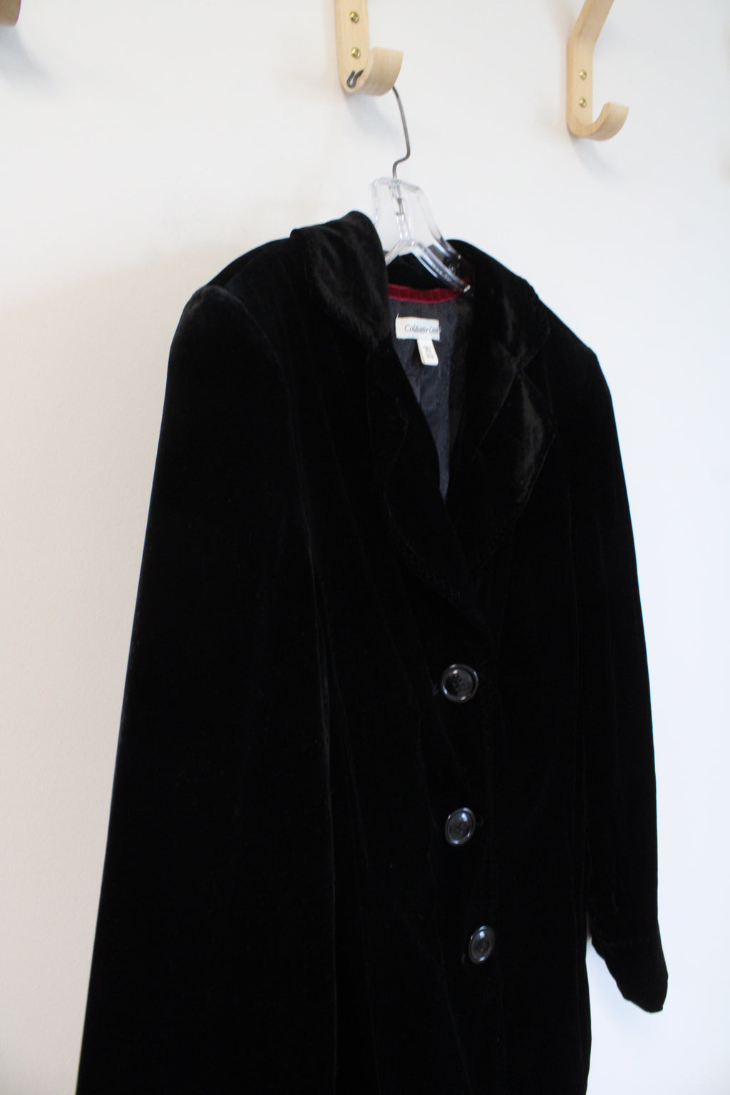 Coldwater Creek Black Velvet Jacket | 18