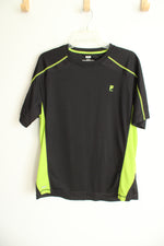 Fila Sport Dri-Fit Black With Side Pocket Shirt | L