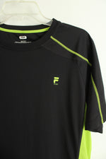 Fila Sport Dri-Fit Black With Side Pocket Shirt | L