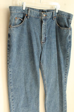Lee Medium Wash Relaxed Fit Jeans | 42x30