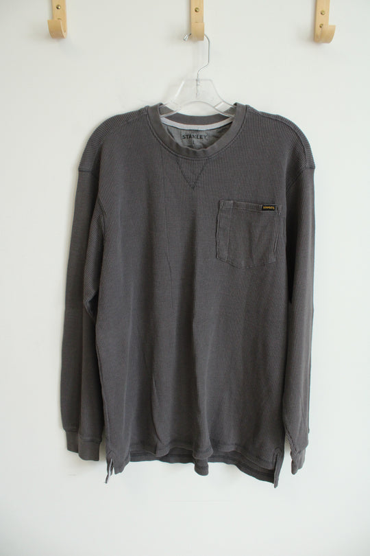 Stanley Gray Waffle Knit Thermal Shirt | L