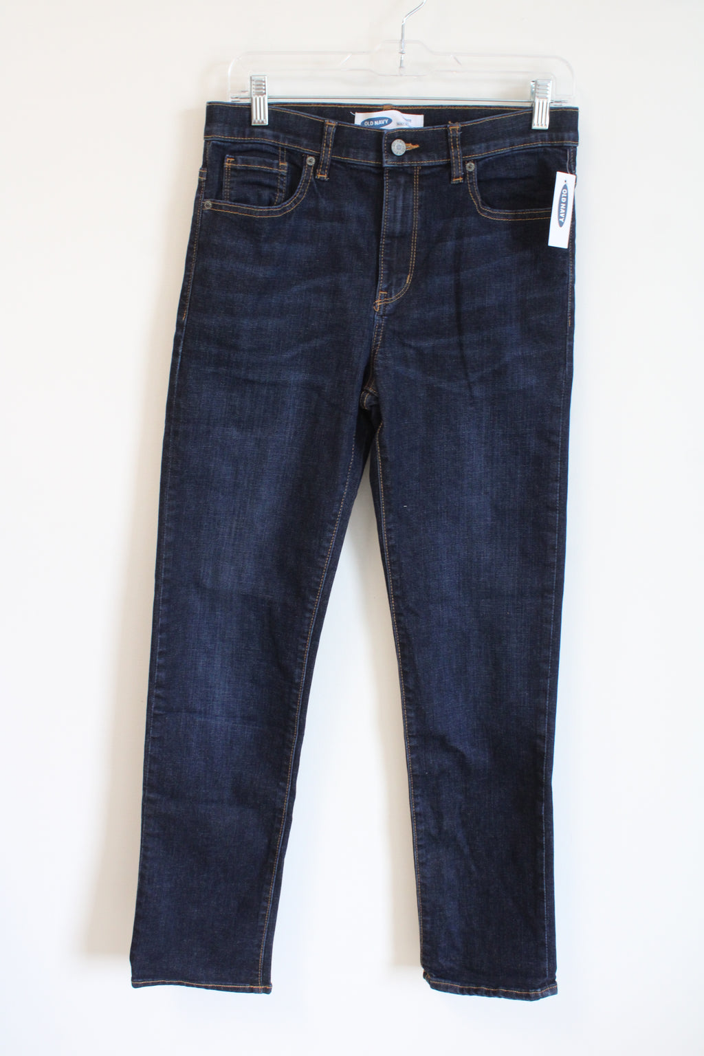 NEW Old Navy Karate Slim Built-In Flex Max Dark Wash Jeans | 16