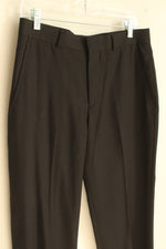 Kenneth Cole Reaction Black Straight Leg Dress Pants | 30x32