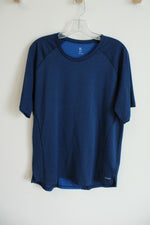 Gap Fit Dry Two Toned Blue Mesh Shirt | L