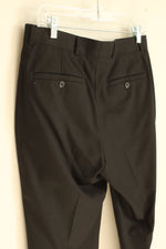 Kenneth Cole Reaction Black Straight Leg Dress Pants | 30x32