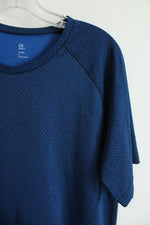 Gap Fit Dry Two Toned Blue Mesh Shirt | L