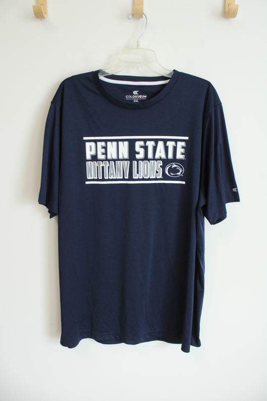 Colosseum Penn State Nittany Lions Navy Blue Dri-Fit T-Shirt | XXL
