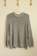 American Eagle Gray Knit Sweater | M