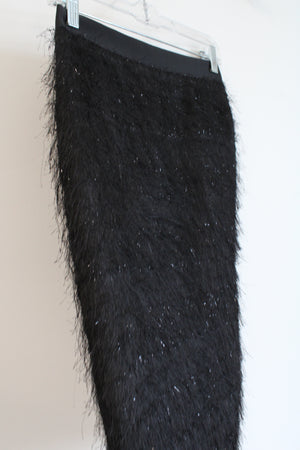 NEW Banana Republic Black Eyelash Shimmer Pencil Skirt | 0