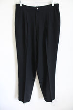 Alfred Dunner Black Dress Pants | 12/28