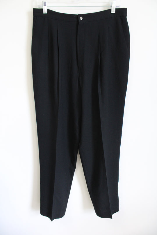 Alfred Dunner Black Dress Pants | 12/28