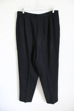 Alfred Dunner Black Dress Pants | 12/28