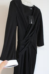 NEW Fashion Nova Black Professionally Styled Midi Dress | S