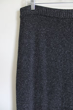 J.Jill Gray Knit Long Skirt | S Petite