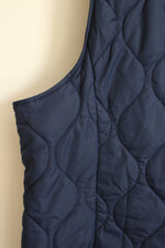 Lands' End Blue Quilted Puffer Vest | 2XL