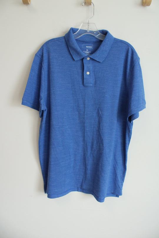 Sonoma Heathered Blue Polo Shirt | XL