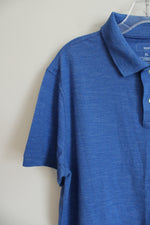Sonoma Heathered Blue Polo Shirt | XL