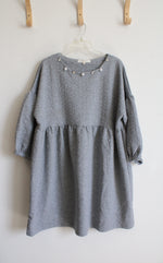 Simply Southern Gray Quilted Embellished Dress | XL