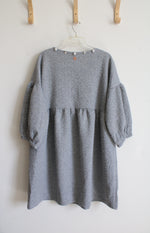 Simply Southern Gray Quilted Embellished Dress | XL