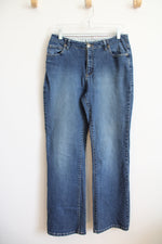 Lands' End Original Fit Classic Waist Boot Leg Jeans | 10