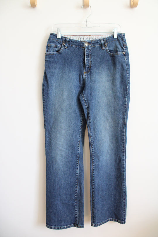 Lands' End Original Fit Classic Waist Boot Leg Jeans | 10