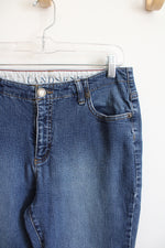 Lands' End Original Fit Classic Waist Boot Leg Jeans | 10