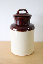 McCoy 252 USA Ceramic Fruit Print Cannister | 8.5"
