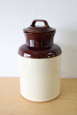 McCoy 252 USA Ceramic Fruit Print Cannister | 8.5"
