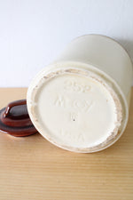 McCoy 252 USA Ceramic Fruit Print Cannister | 8.5"