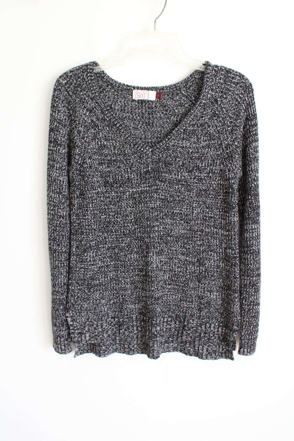 SO Black & White Knit Sweater | M