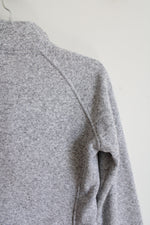 Under Armour Gray Heathered 1/4 Zip Sweatshirt | S