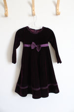 Sophie Rose Dark Purple Velvet Dress | Youth 5