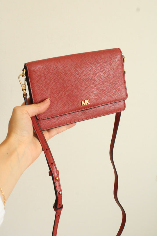 Michael Kors Rose Pebble Leather Wallet Purse
