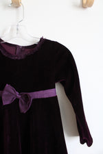 Sophie Rose Dark Purple Velvet Dress | Youth 5