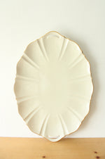 Lenox Off-White Oval Gold Trimmed Platter