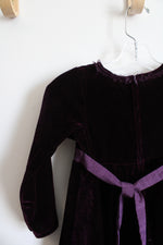 Sophie Rose Dark Purple Velvet Dress | Youth 5