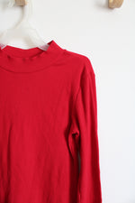 Old Navy Ribbed Mock Neck Long Sleeved Shirt | Youth XL (14/16)