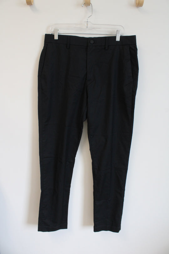 Banana Republic Slim Core Temp Black Chino Pants | 33X32