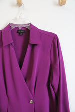 J.Jill Easy Care Wearever Collection Purple Blouse | M Petite
