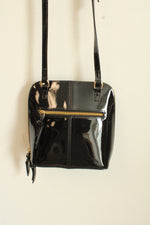 Dooney & Bourke Black Patent Leather Trixie Crossbody Purse