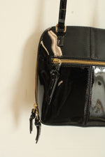 Dooney & Bourke Black Patent Leather Trixie Crossbody Purse