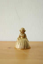 Brass Servant Bell Figure Of Lady Dinner Bell
