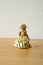 Brass Servant Bell Figure Of Lady Dinner Bell