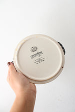Temptations By Tara Old World Black Round Tray & Metal Carrier