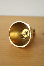 Brass Servant Bell Figure Of Lady Dinner Bell
