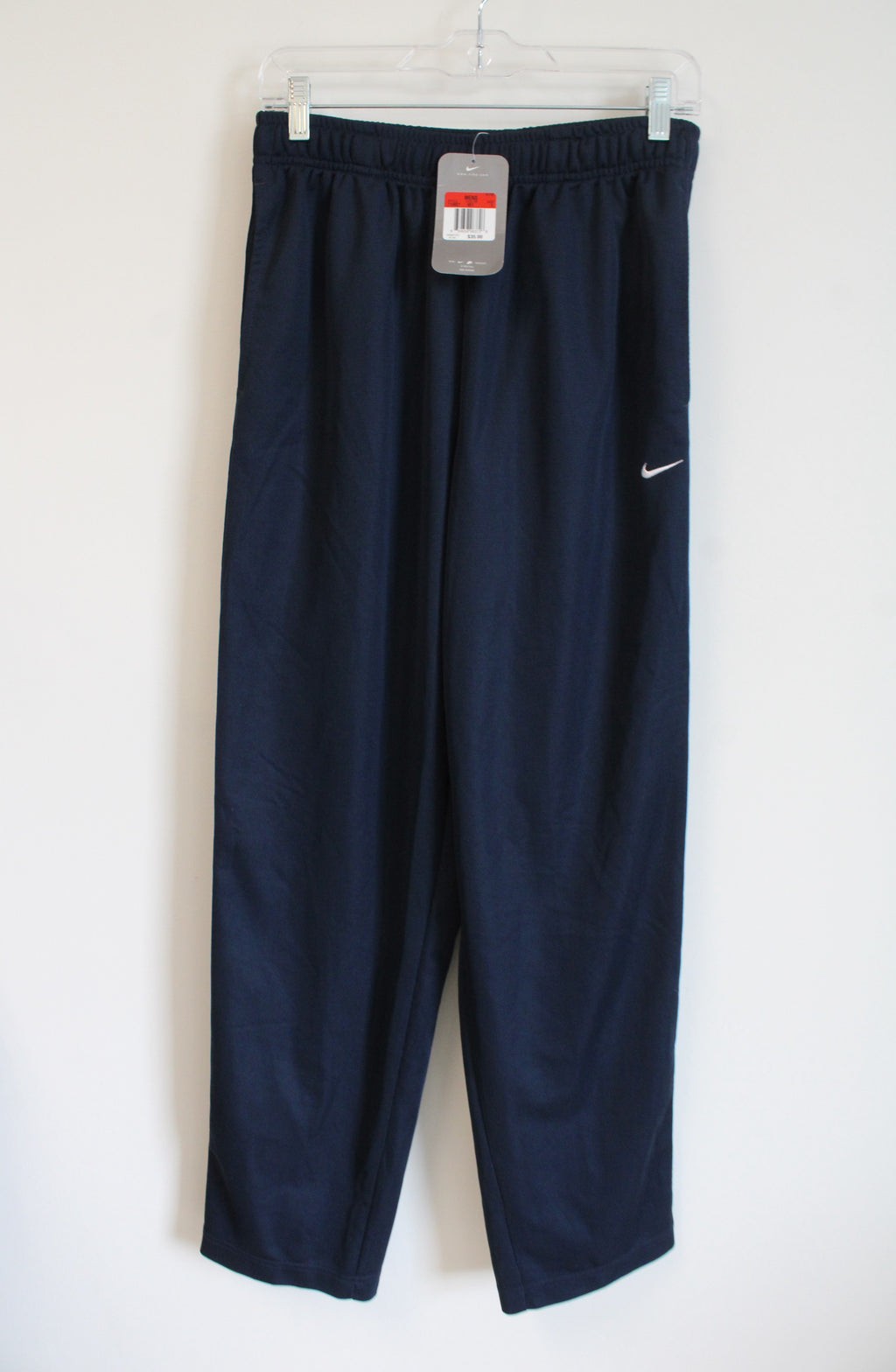 NEW Nike Navy Blue Straight Fit Sweatpants | L